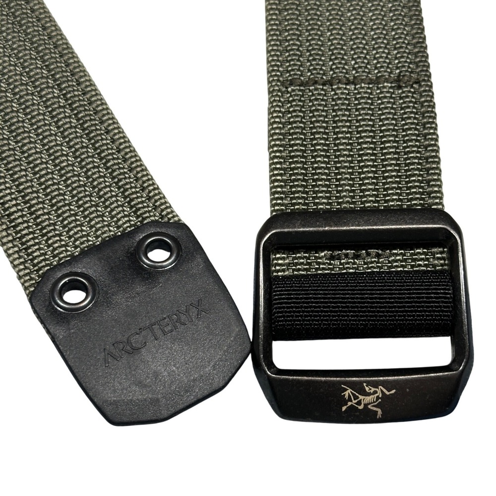 Arc'teryx Conveyor Belt Mens Small Olive Green Webbing Metal Buckle CA 34438